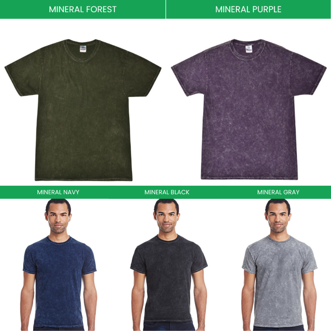 Mineral Wash T shirt Color Chart - The Weeknd UK Shop