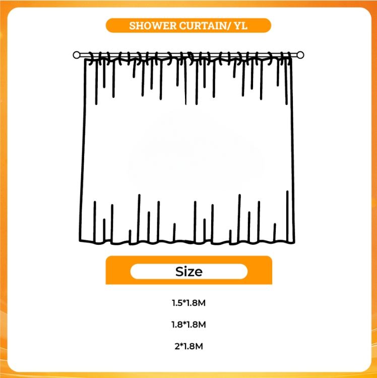 3D shower curtain - The Weeknd UK Shop